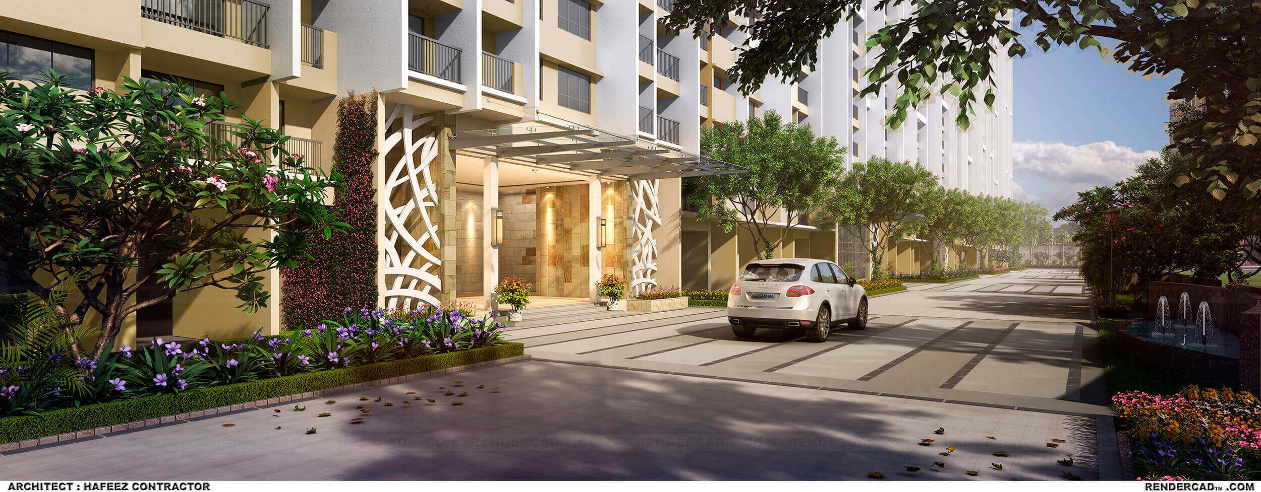 Grand entry to Embassy Park township, Kon, Panvel