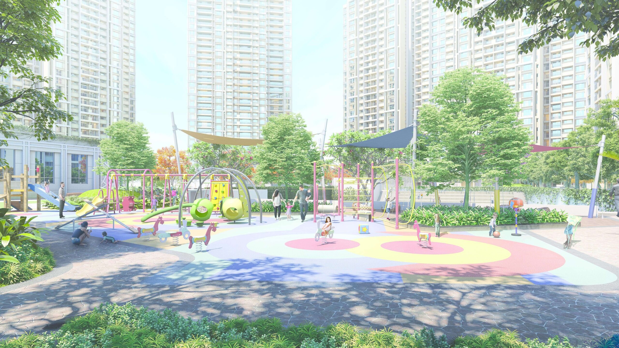 Children's play area at Embassy Park Panvel