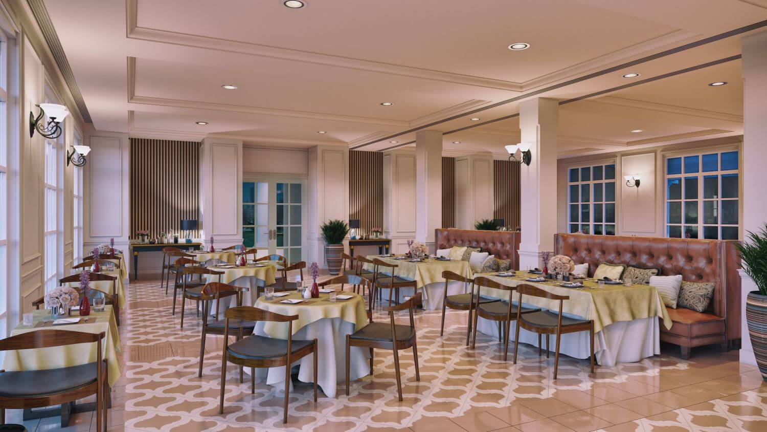 Clubhouse restaurant at Golf City Savroli