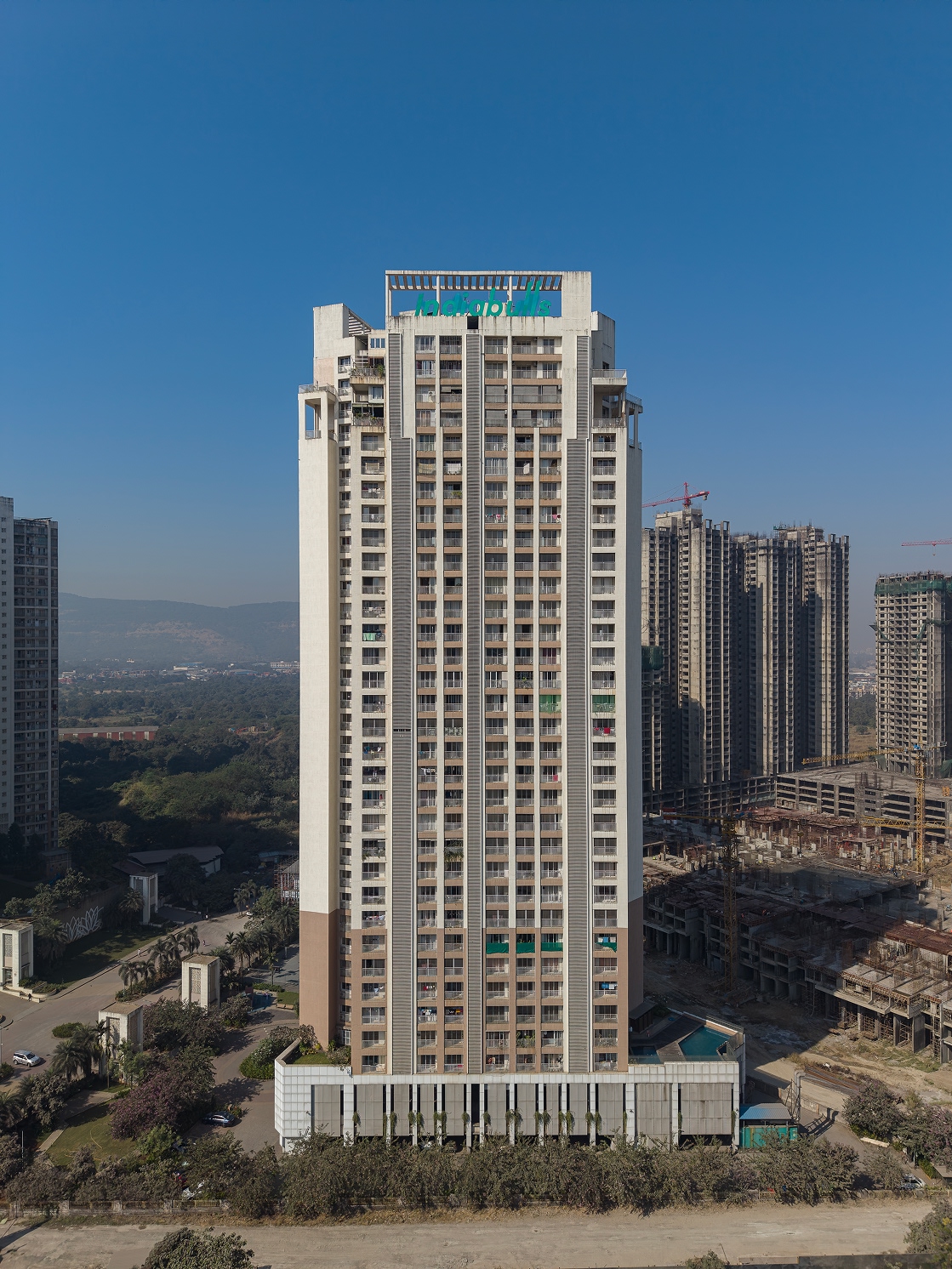 Greens Panvel delivered towers and landscape