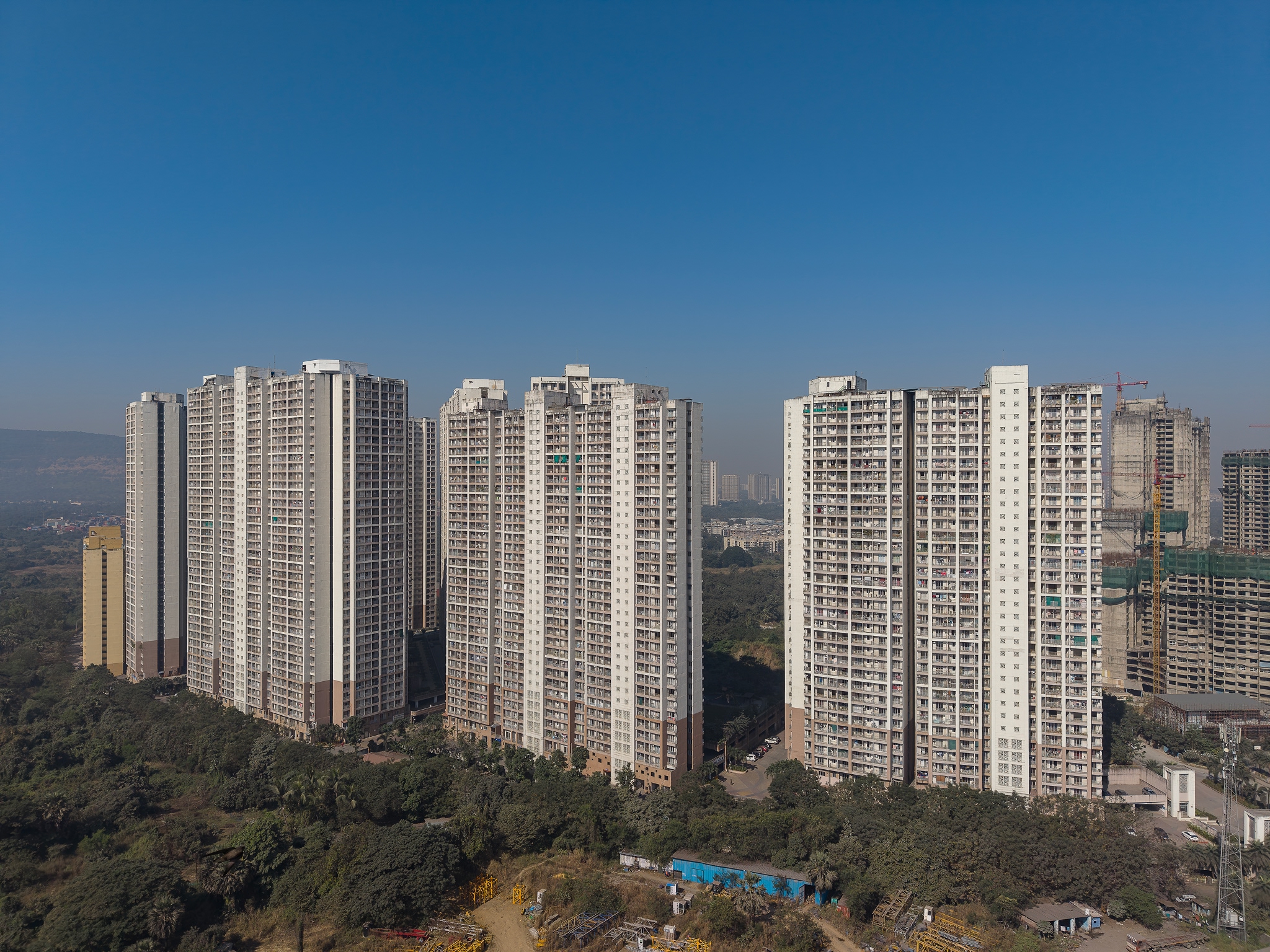Daffodils Tower against the Panvel landscape