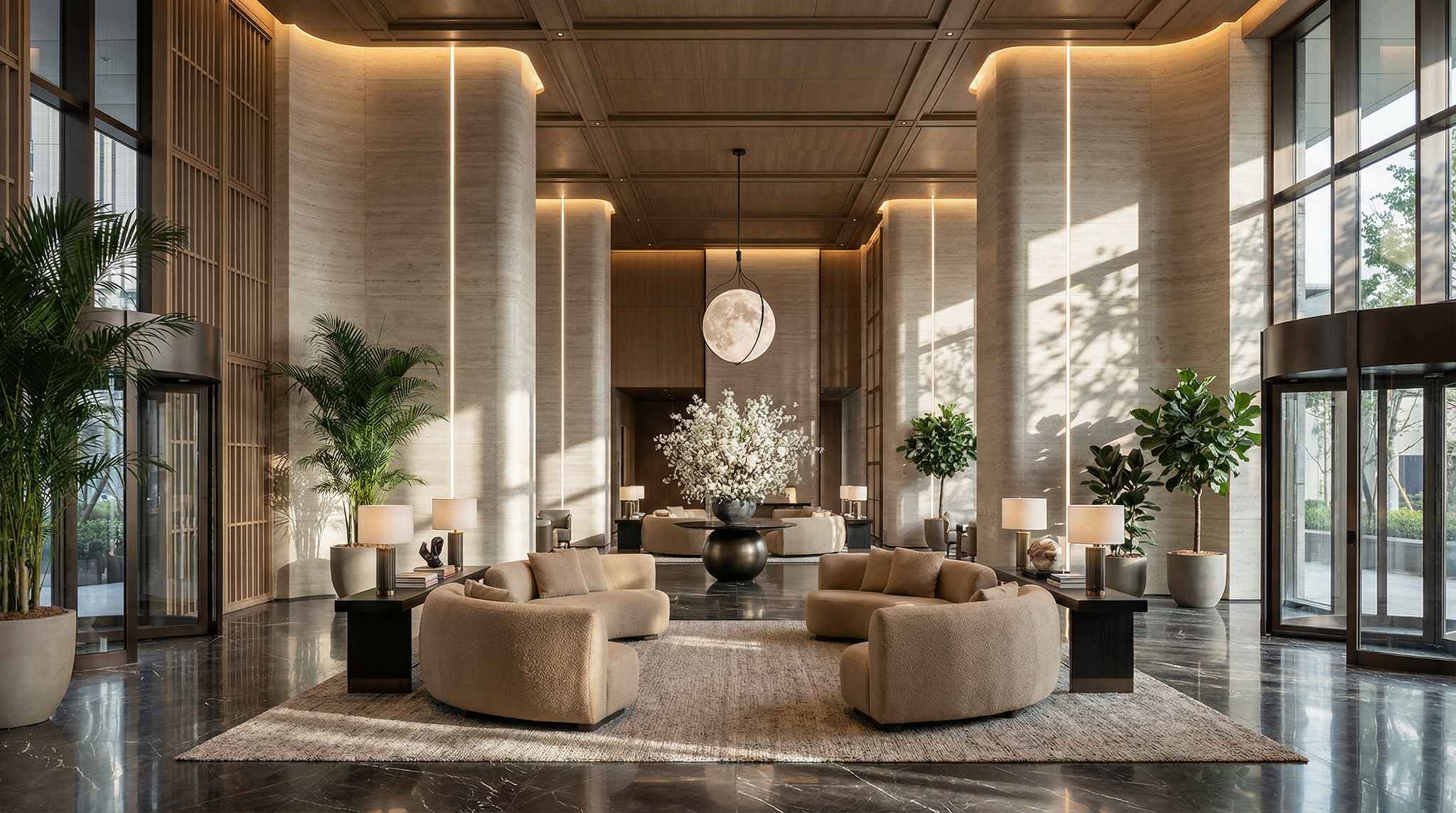 Grand arrival lobby at Embassy Citadel